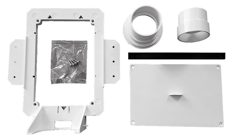 Central Vacuum Hide A Hose HS4000 Rough In Kit HS3000 For in wall retractable system - Geek Vacuums