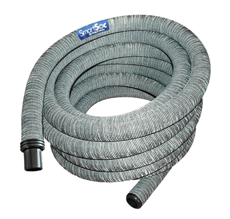 Central Vacuum Hide A Hose SmartSoc Hose with Mini Cuff For in wall retractable system - Geek Vacuums