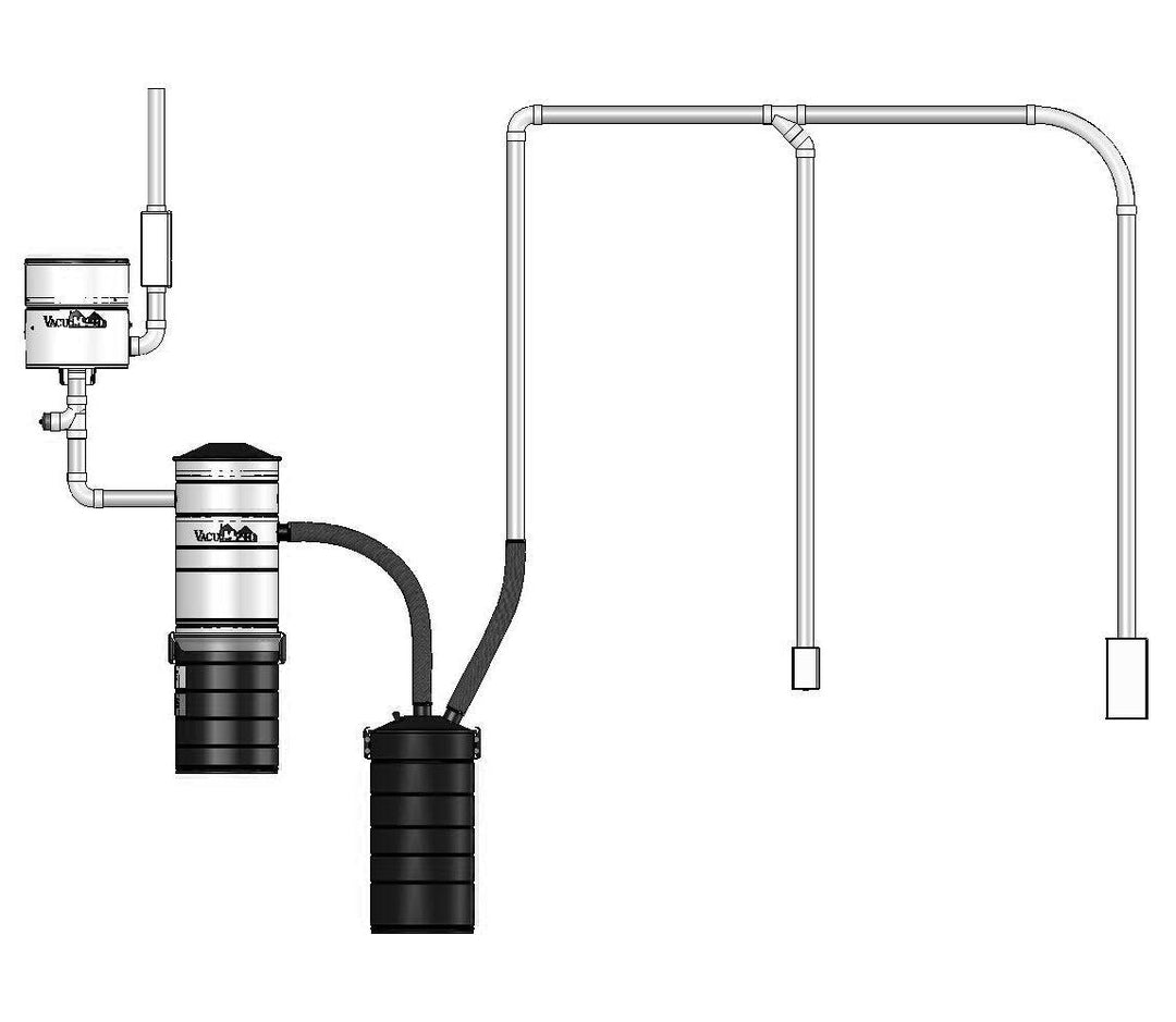 Central Vacuum Interceptor Can Galv. 10 Gal - Geek Vacuums