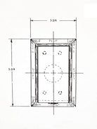 Central Vacuum Metal Wall Inlet Pin Jack - Geek Vacuums