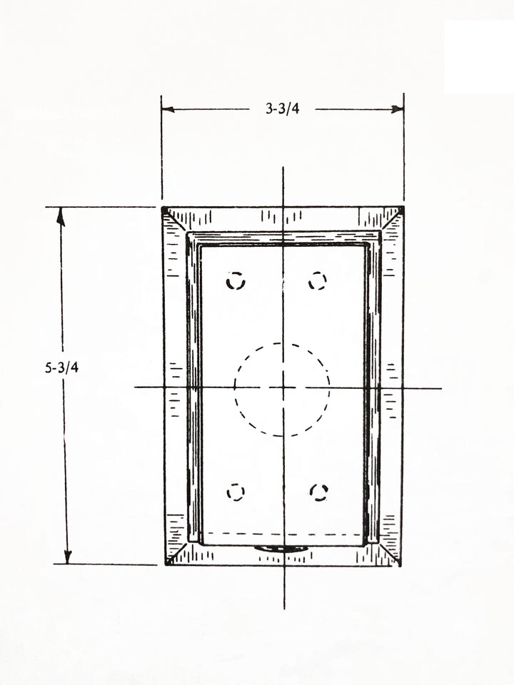 Central Vacuum Metal Wall Inlet Pin Jack - Geek Vacuums