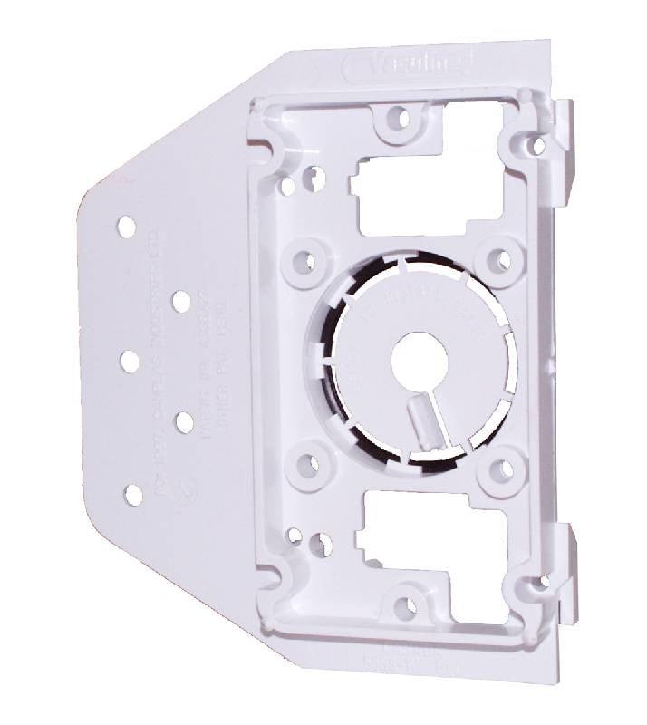 Central Vacuum Plastic Backup Plate for Metal or Plastic Inlets- White – 5568W - Geek Vacuums
