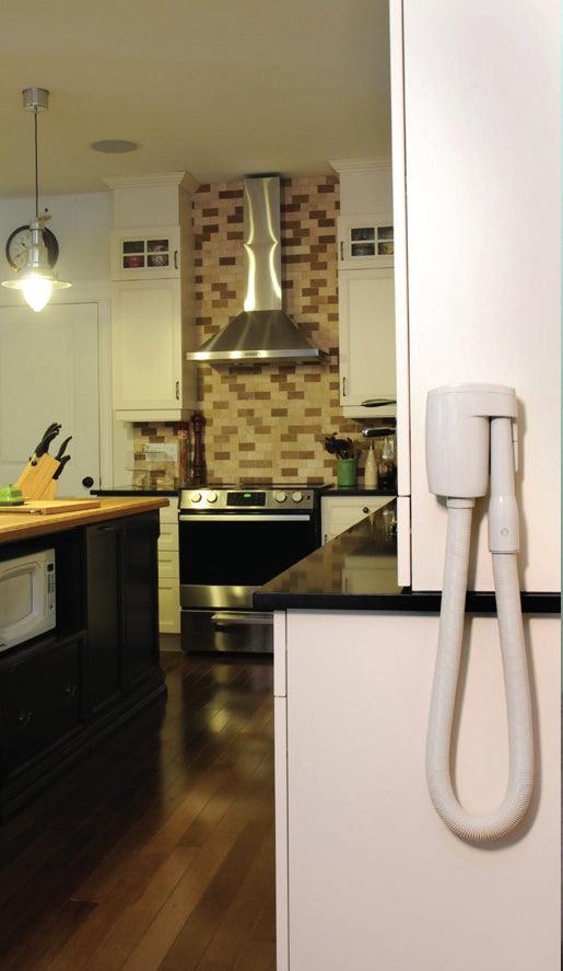 Central Vacuum WallyFlex Wall Mounted Vacuum and Hose Assembly - Geek Vacuums