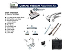 Customizable Sebo Clean Obsessed Central Vacuum Hose Attachment Kit - Geek Vacuums
