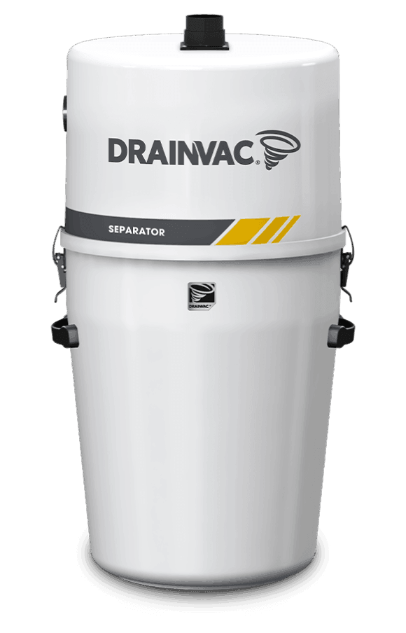 Drain Vac Central vacuum separator with cartridge filter - Geek Vacuums