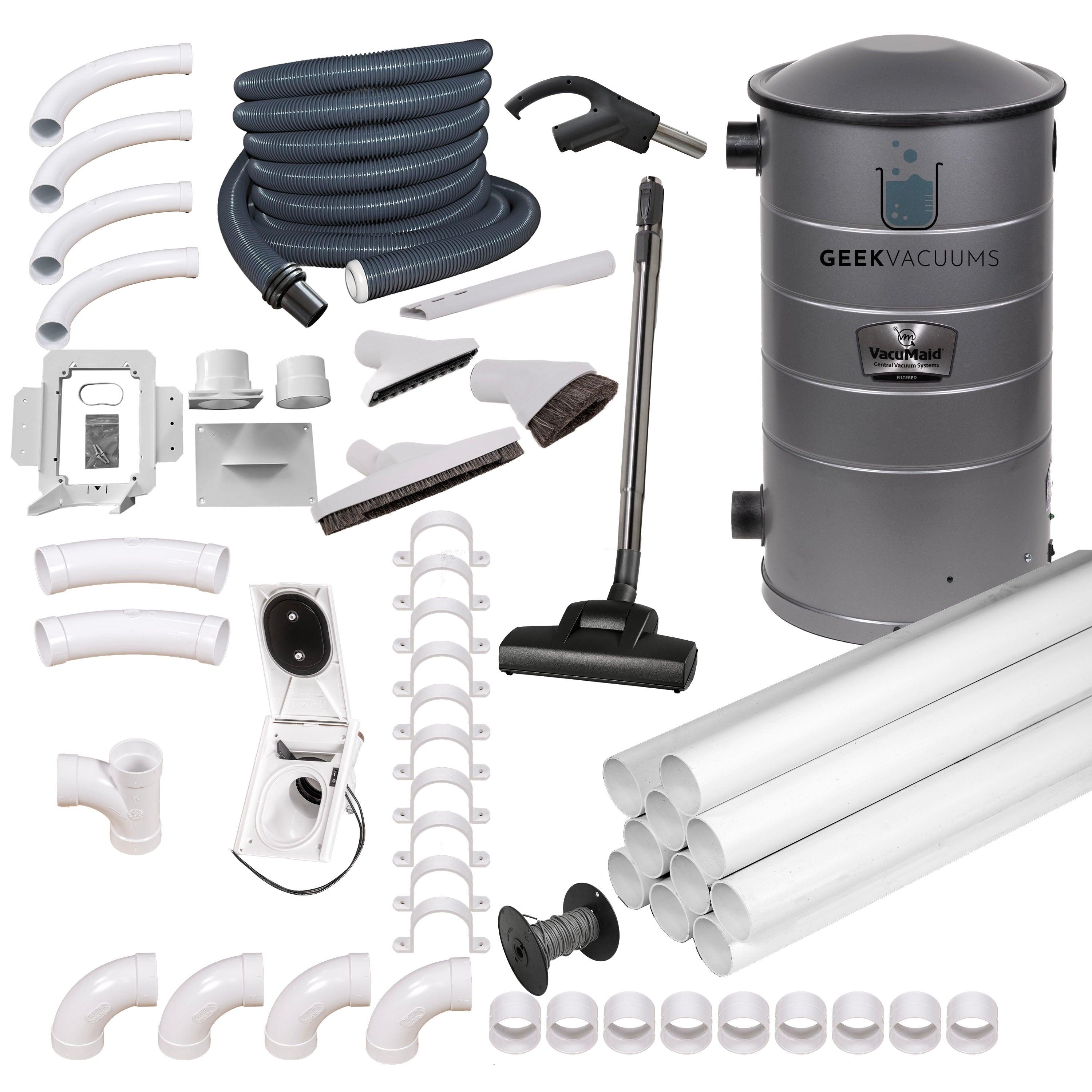 GVac DIY Built In Vacuum Retractable Hose System - Geek Vacuums