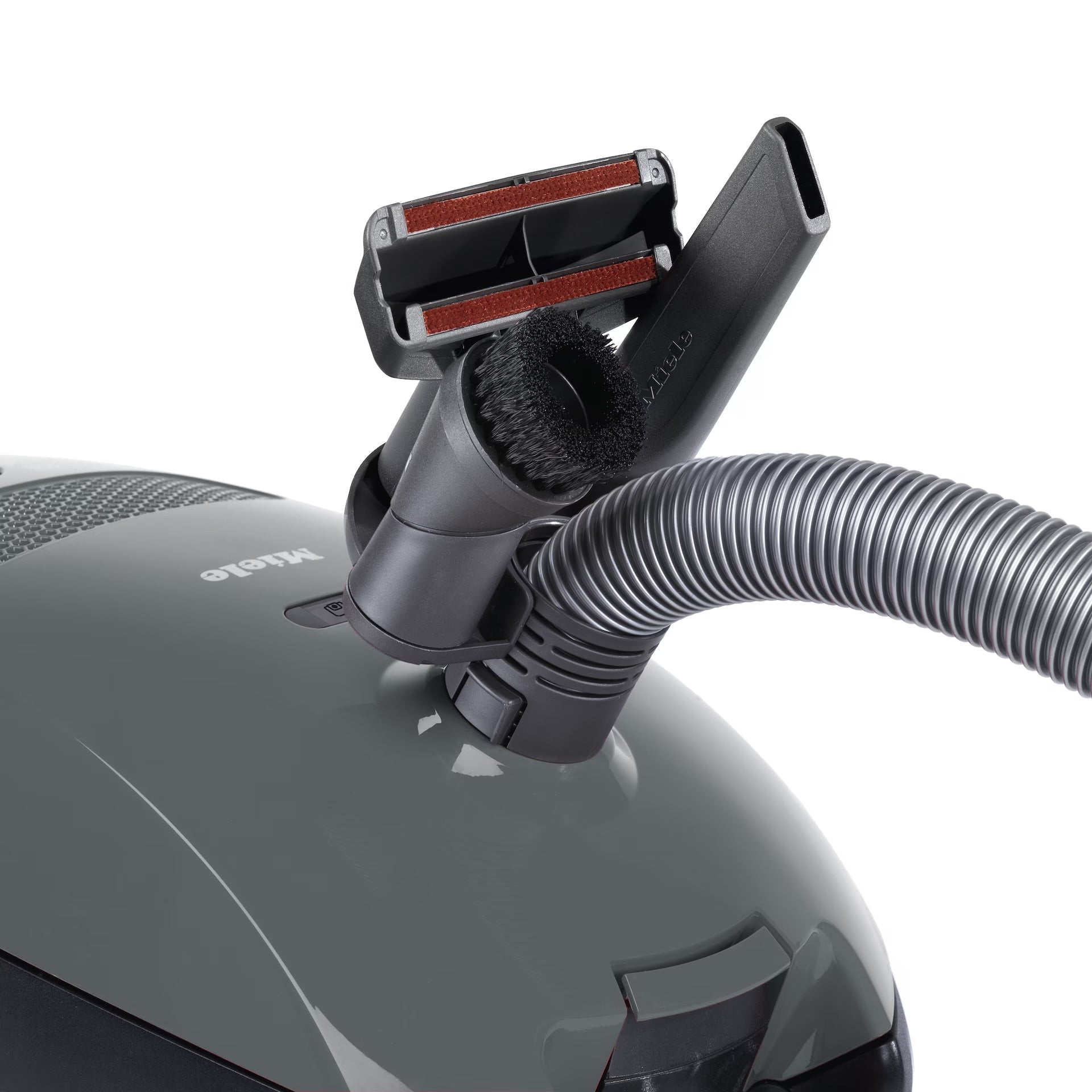 Onboard tool storage on the Miele Classic C1 Pure Suction.