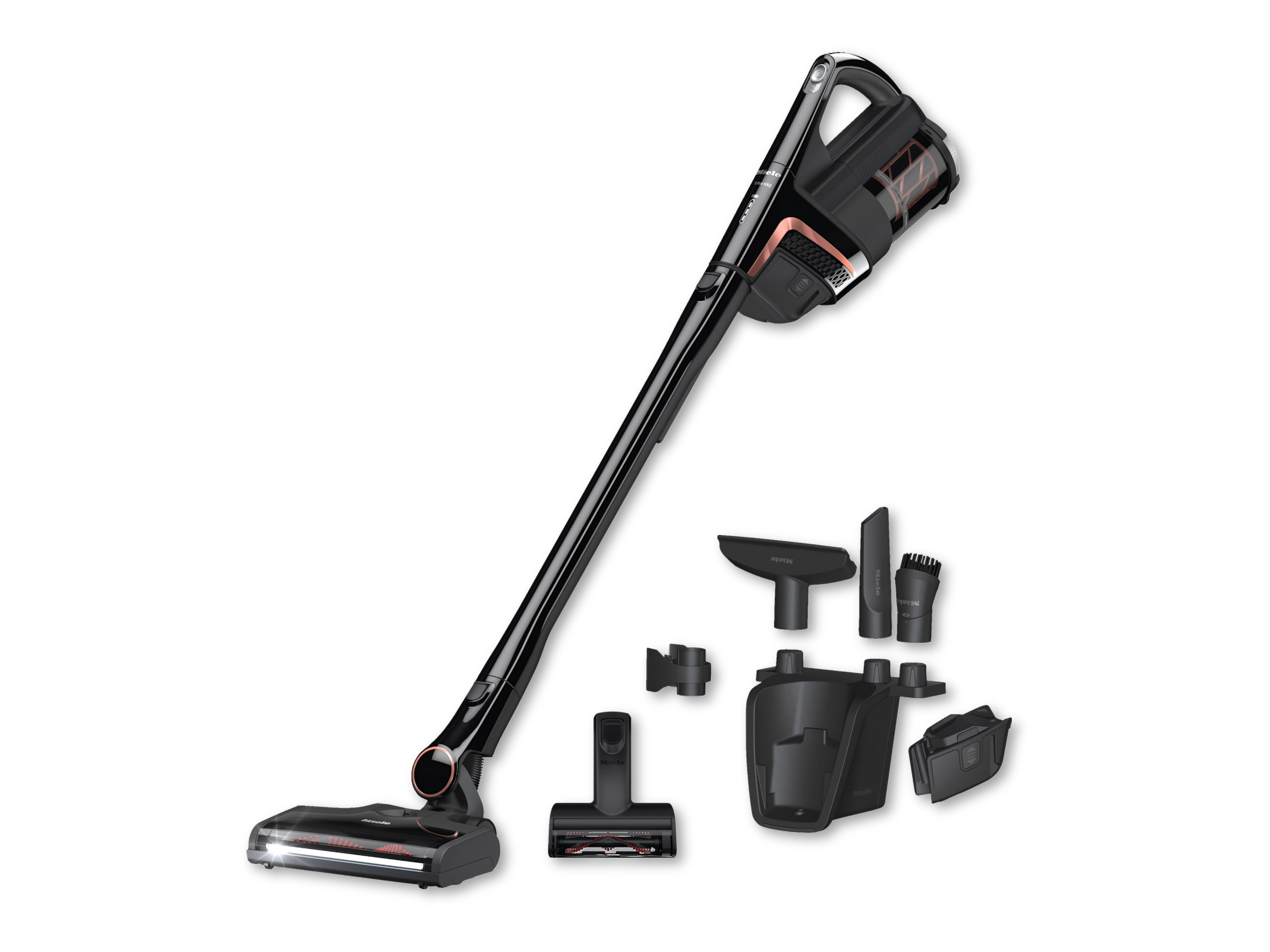 Miele Triflex HX2 Runner with its included accessories.