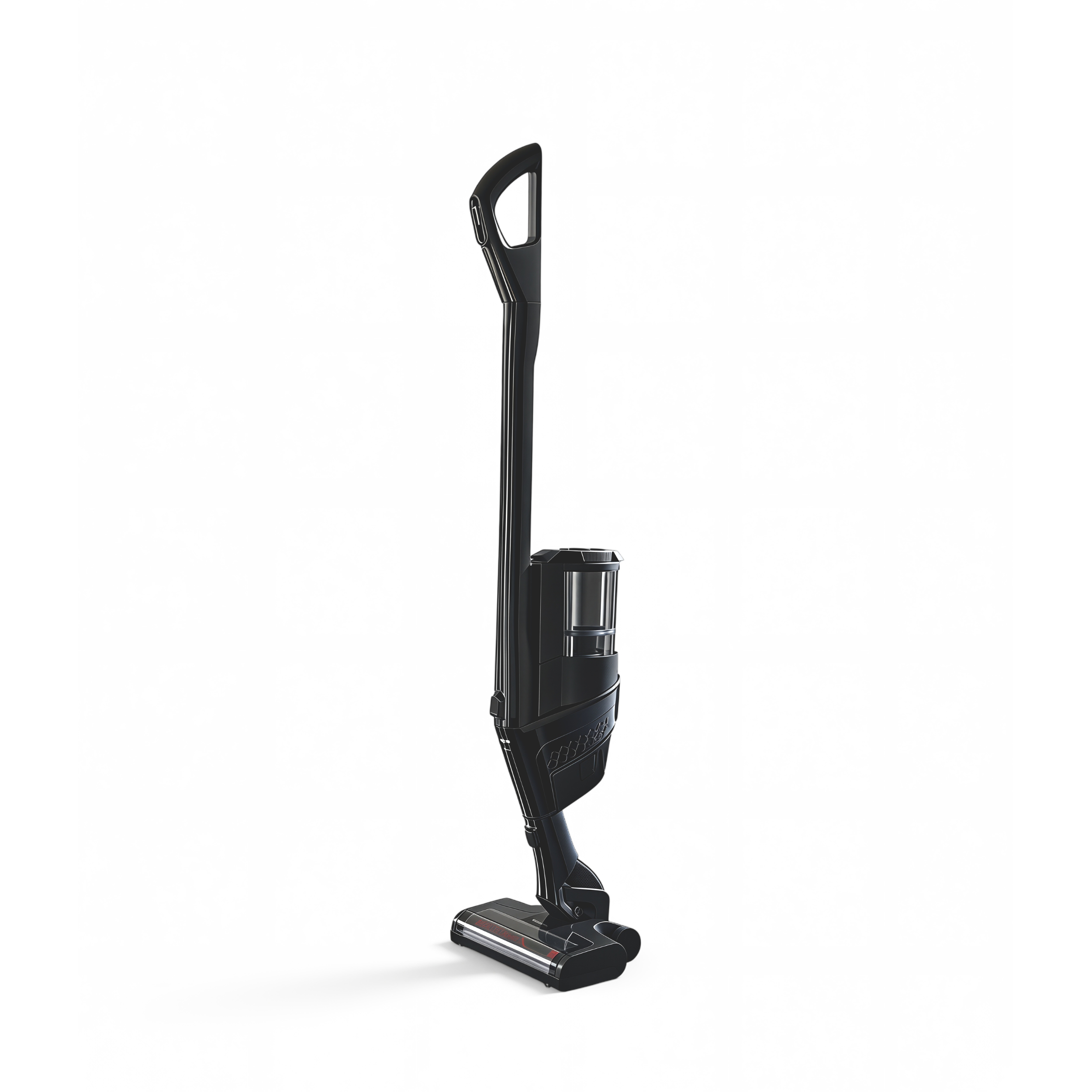 Miele Triflex HX3 Aqua cordless stick vacuum in Obsidian Black with the MultiFloor XXL electrobrush attached.