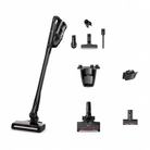 Everything included with the Miele Triflex HX3 Cat & Dog in Obsidian Black: MultiFloor XXL electrobrush with BrilliantLight, Electro Compact pet brush, accessory holder, dusting brush, XL upholstery nozzle, crevice nozzle, wall mount and charger.