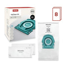 Miele TU XL HyClean Air pack with 8 bags and 2 filters.
