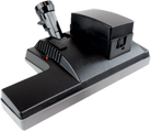 Perfect cordless battery powerhead with swivel neck, angled view.