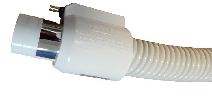 Cuff of the premium direct connect dual voltage hose.