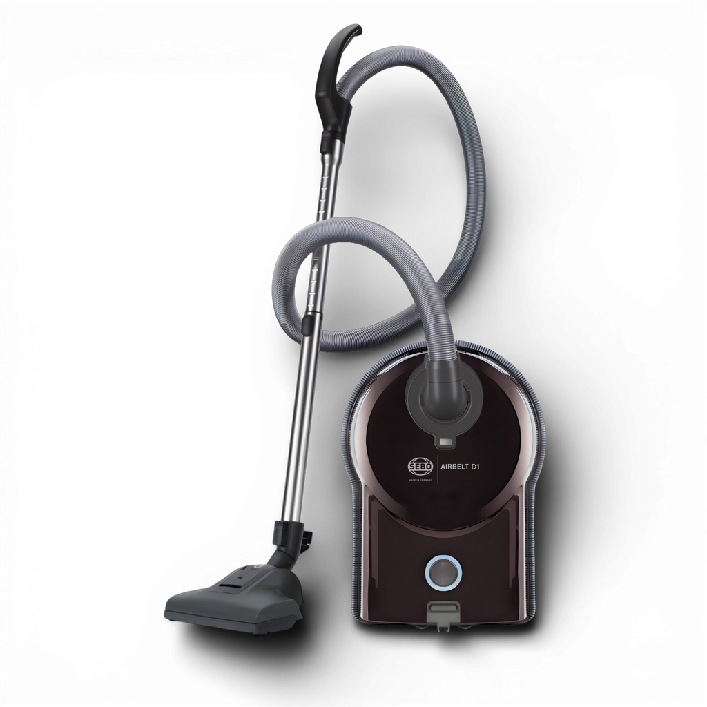 SEBO AIRBELT D1 Turbo canister vacuum in Black Cherry