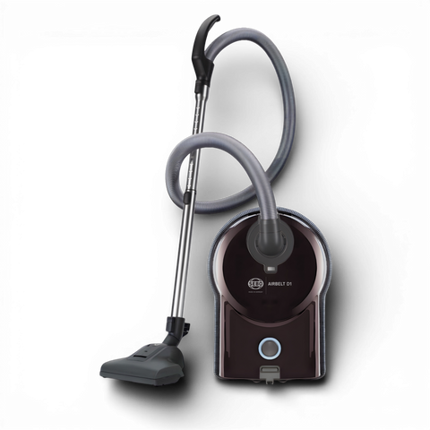 SEBO AIRBELT D1 Turbo canister vacuum in Black Cherry