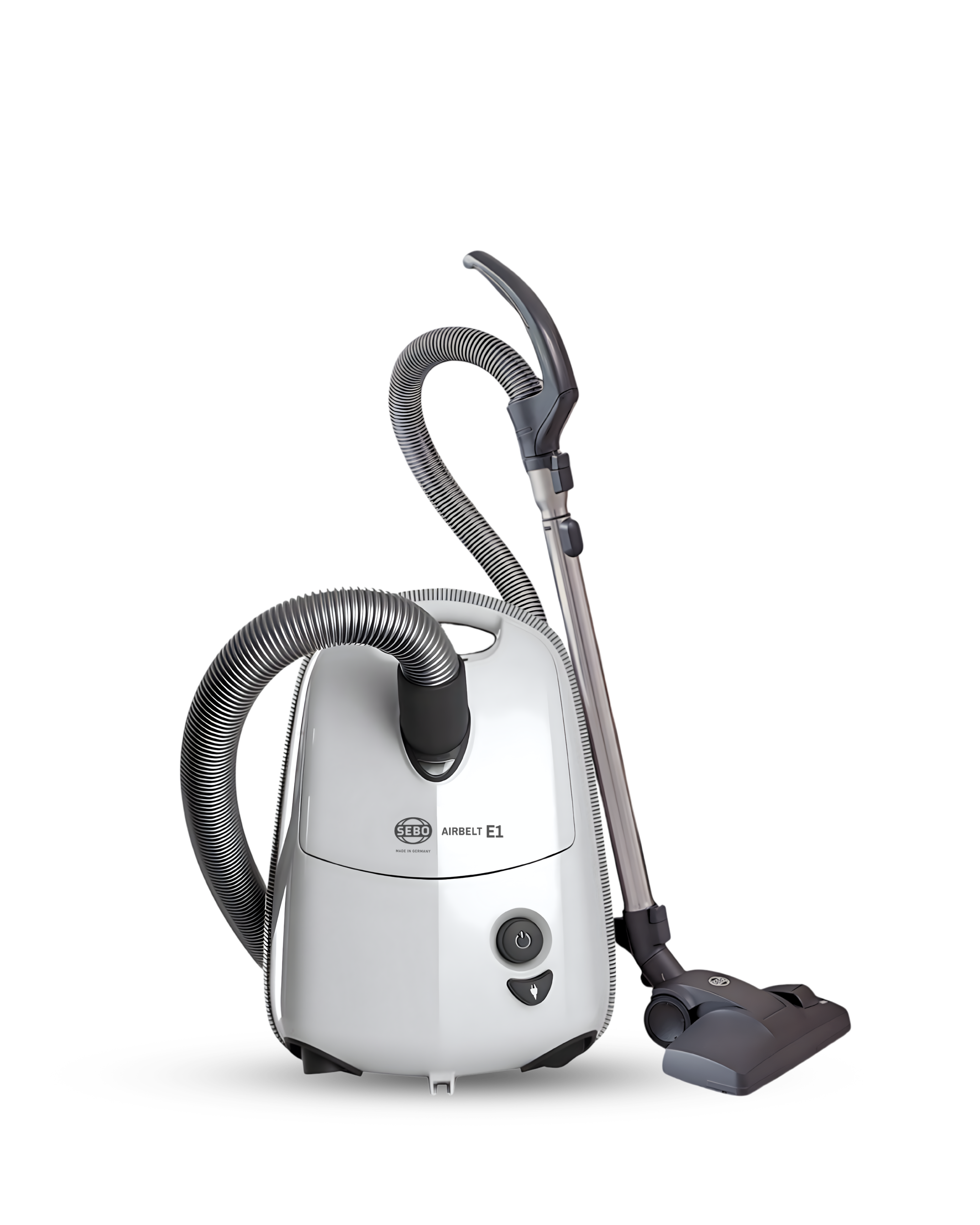 SEBO AIRBELT E1 Kombi canister vacuum in White