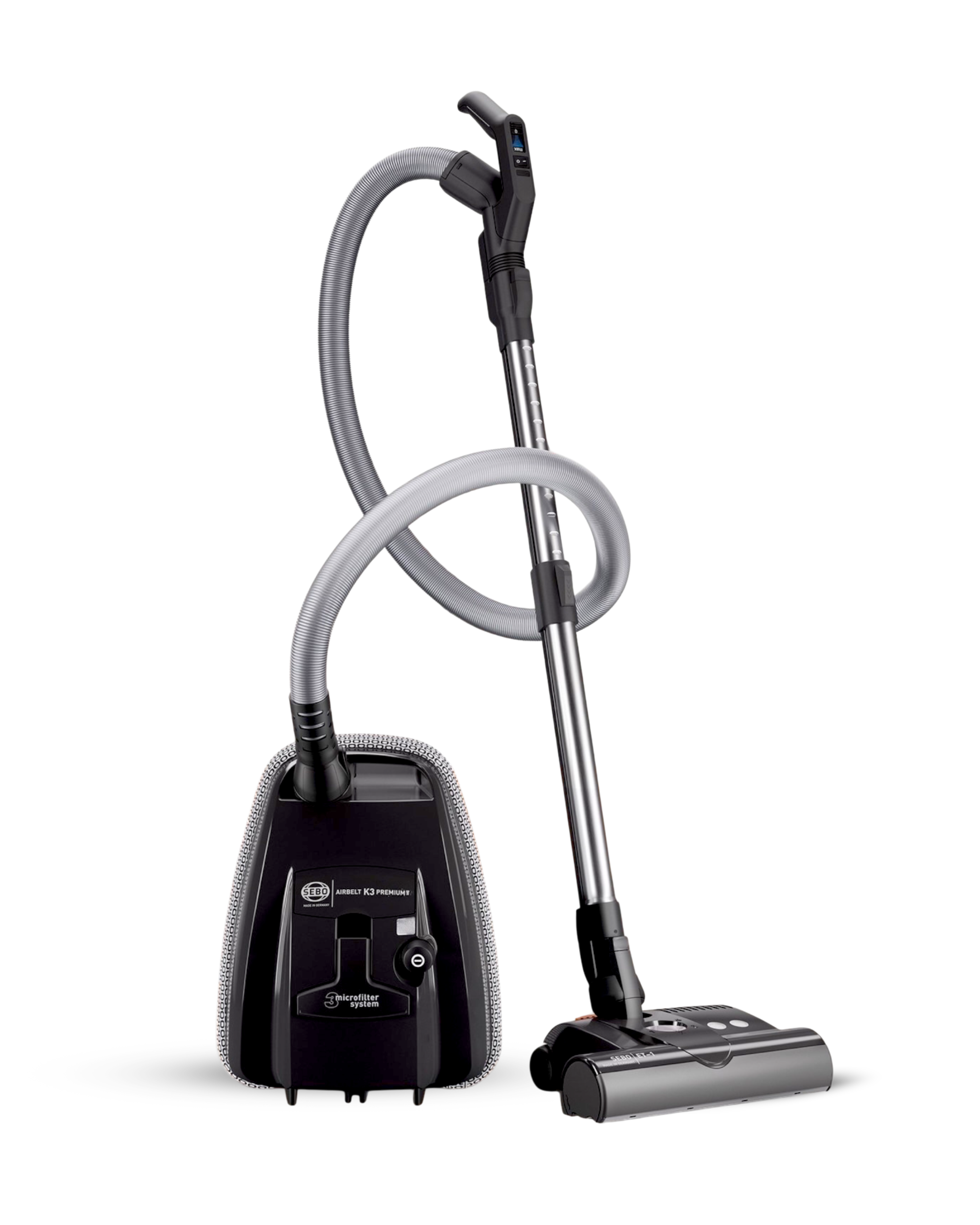 SEBO AIRBELT K3 Premium canister vacuum in Onyx