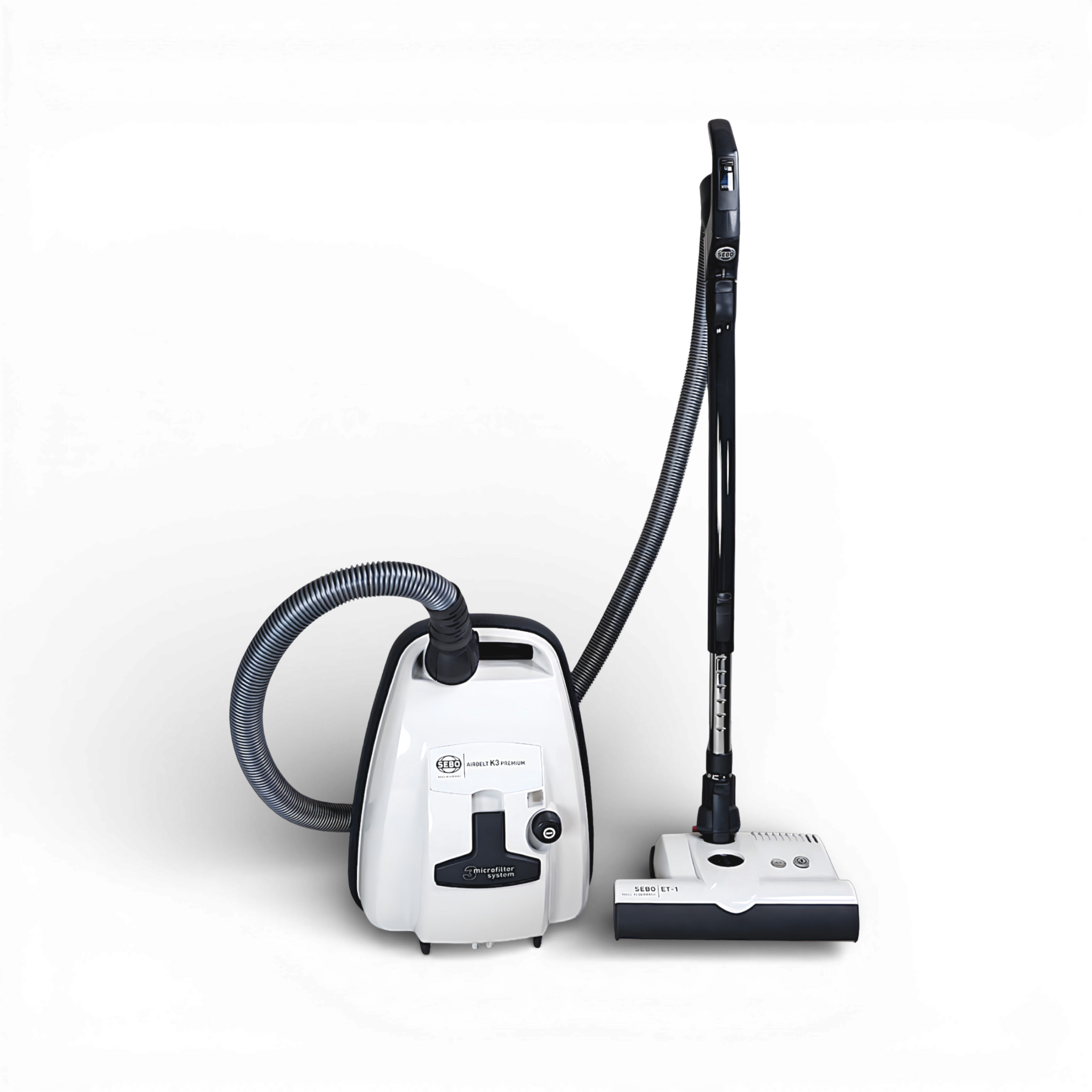 SEBO AIRBELT K3 Premium canister vacuum in White