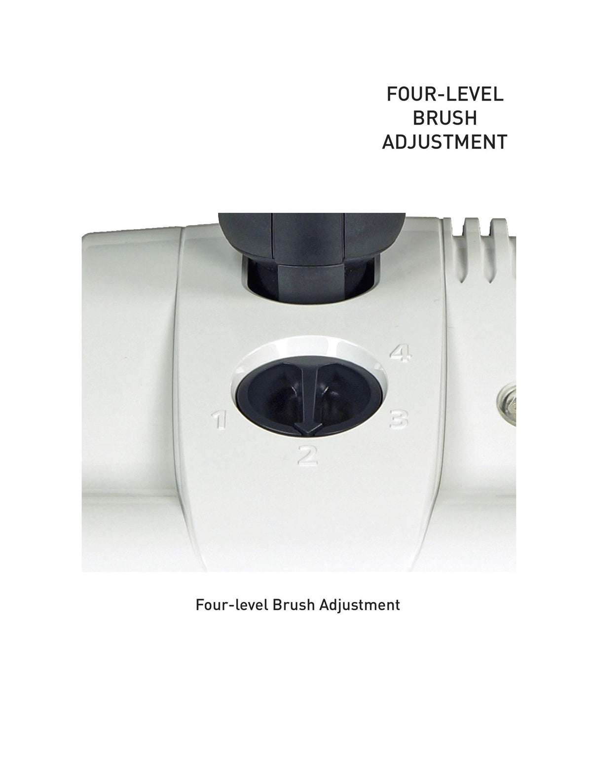 Sebo carpet height adjustment for high pile carpet 