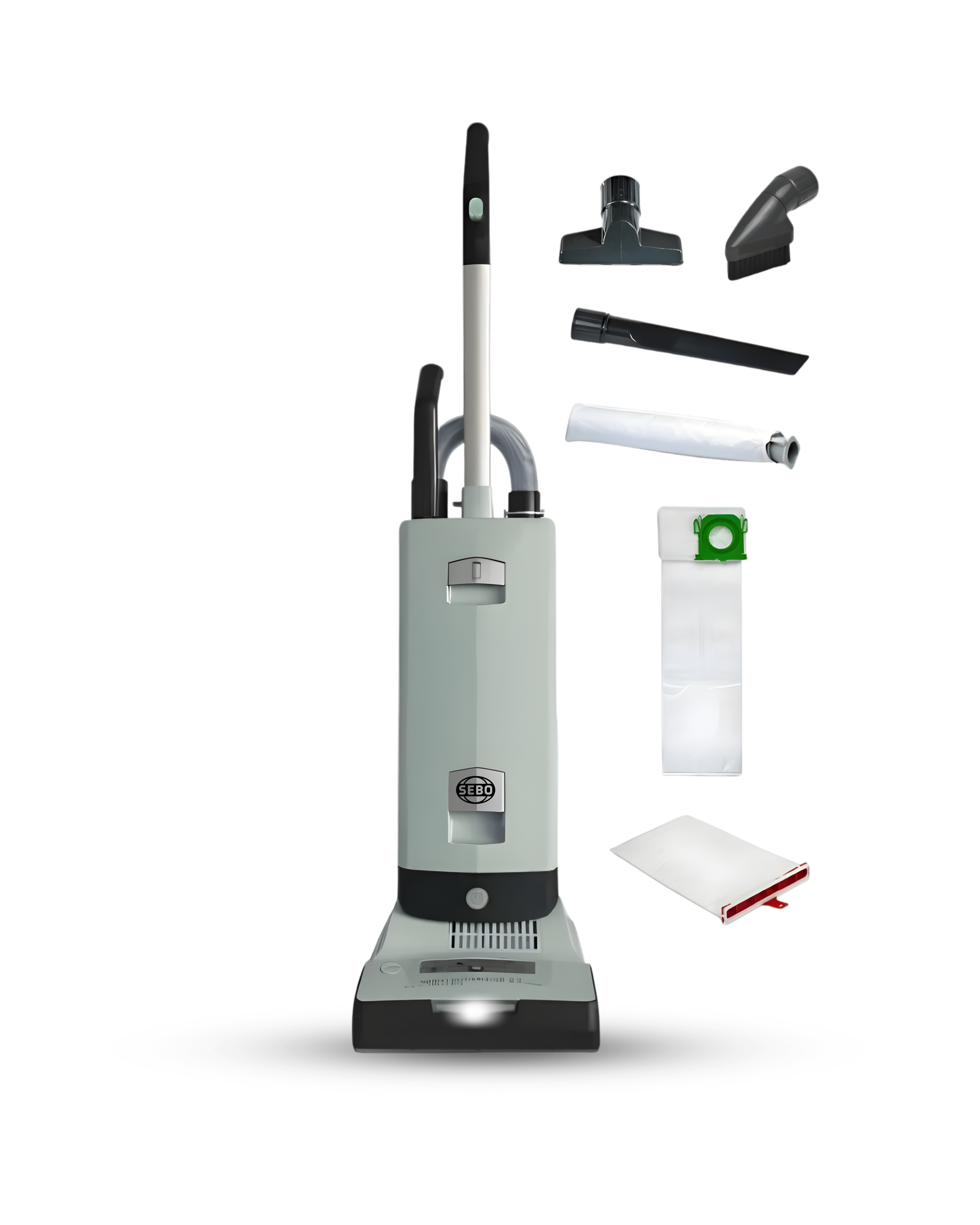 SEBO Automatic X7 Premium upright vacuum in Pastel Mint tools and filters included

