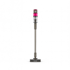 SEBO Balance A1 cordless stick vacuum in Magenta, front view.