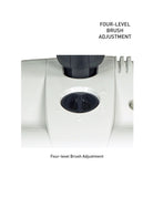 Close-up of the SEBO Dart's four-level brush height adjustment dial.