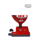 Close-up of the SEBO Felix Premium's brush roll, showing easy tool-free removal and cleaning.