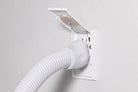 VacuFlo TurboGrip hose plugged into a wall inlet.