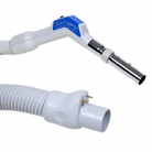 VacuFlo TurboGrip low voltage central vacuum hose handle and cuff.