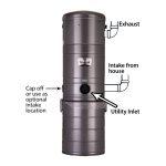 VacuMaid SR64 Inverted Bag Central Vacuum Unit with Two 5.7” 2-Stage By-Pass Motors 240V - Geek Vacuums